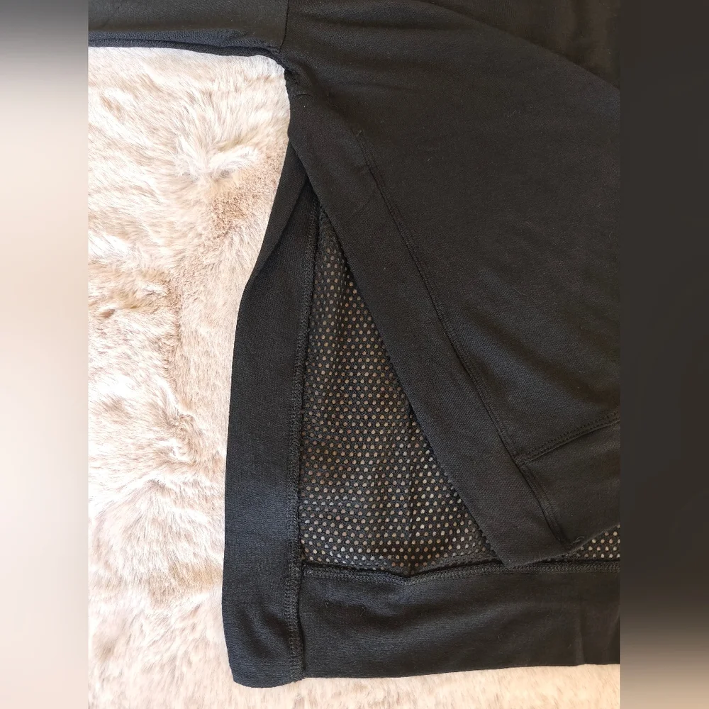 Alala Heron Sweatshirt Black Mesh Long Sleeve Top Women’s Size M / Medium